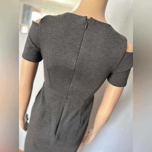 Banana Republic grey bodycon dress size 2 - Picture 6 of 12